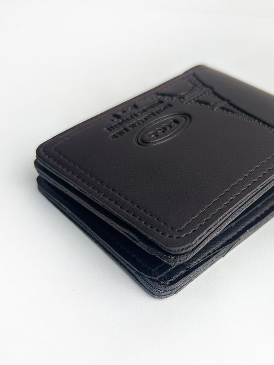 Black Syn-Leather Wallet For Men MW03