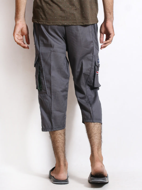 Men's Cargo 3-QTR Short Dark Grey