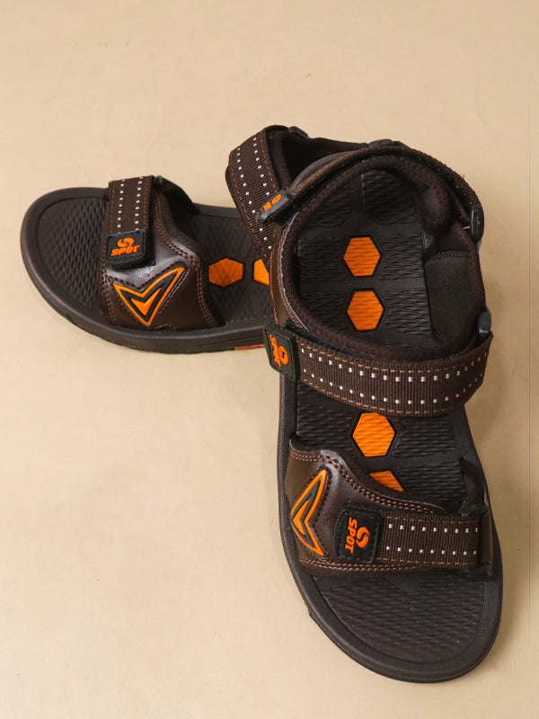 Brown Casual Sandal For Mens SC MK37