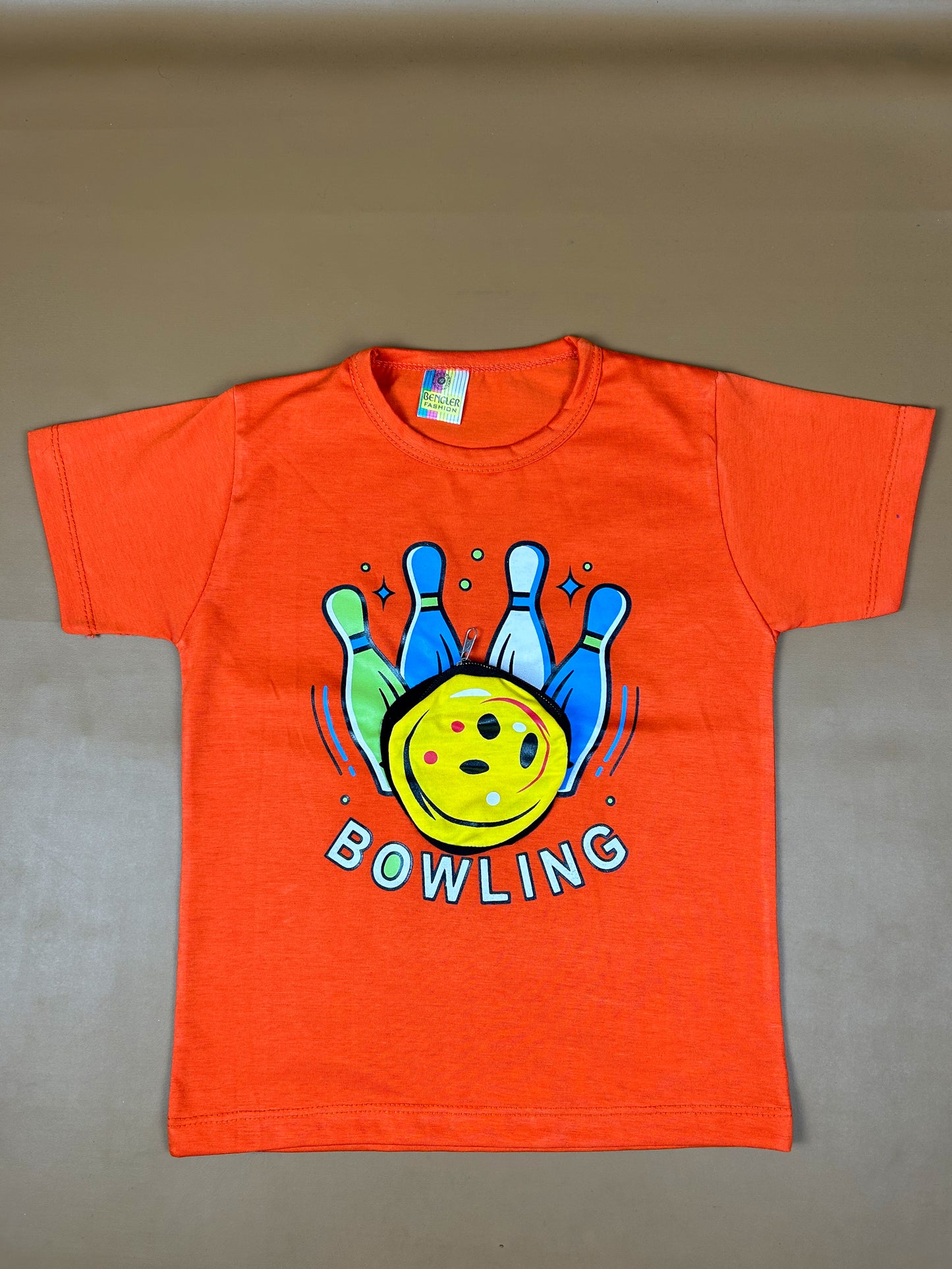 1Yr - 4Yrs Bowling Orange Suit For Kids BS243