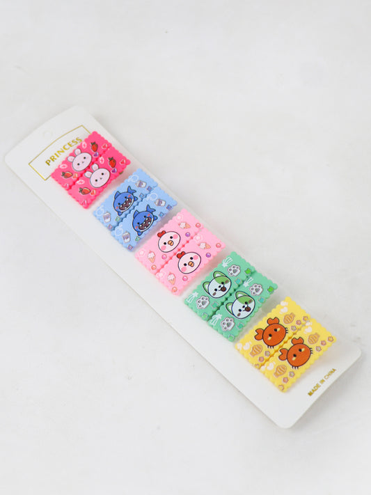 GHC14 Pack of 10 Hair Clip for Girls