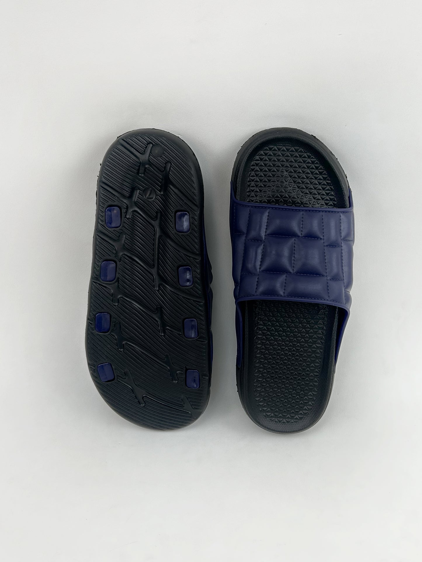 Blue Soft Slipper For Men MC49