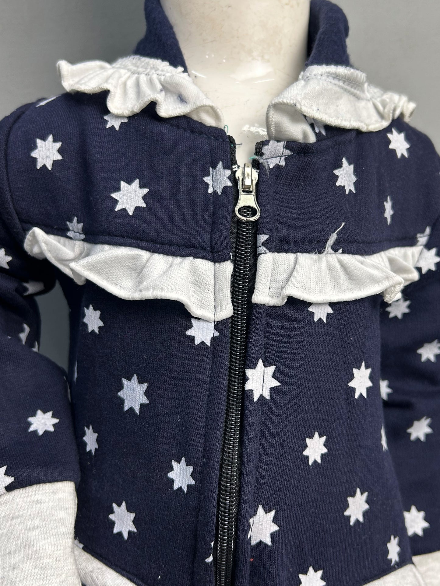 2.5Yrs - 6Yrs Navy Blue Girls Upper/Zipper TB GZU04