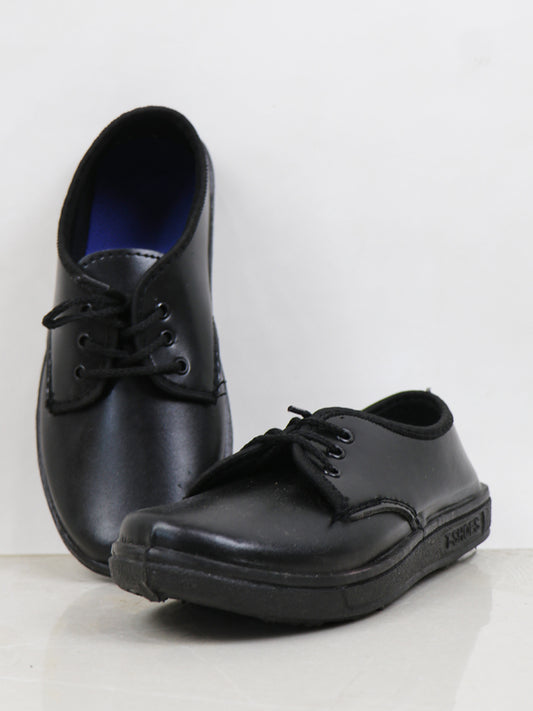 KS13 Kids School Shoes 6Yrs - 8Yrs Black