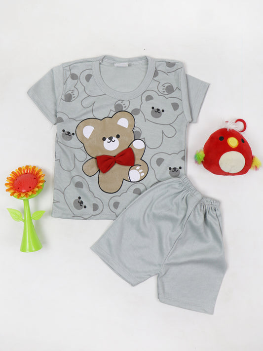 NBS29 HG Newborn Baba Suit 3Mth - 9Mth Grey
