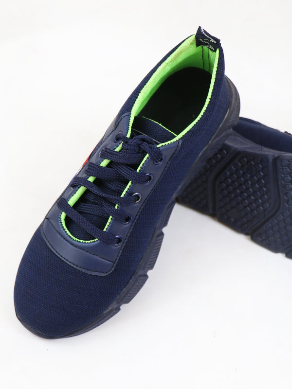 MJS28 Men's Lace-Up Casual Shoes Blue