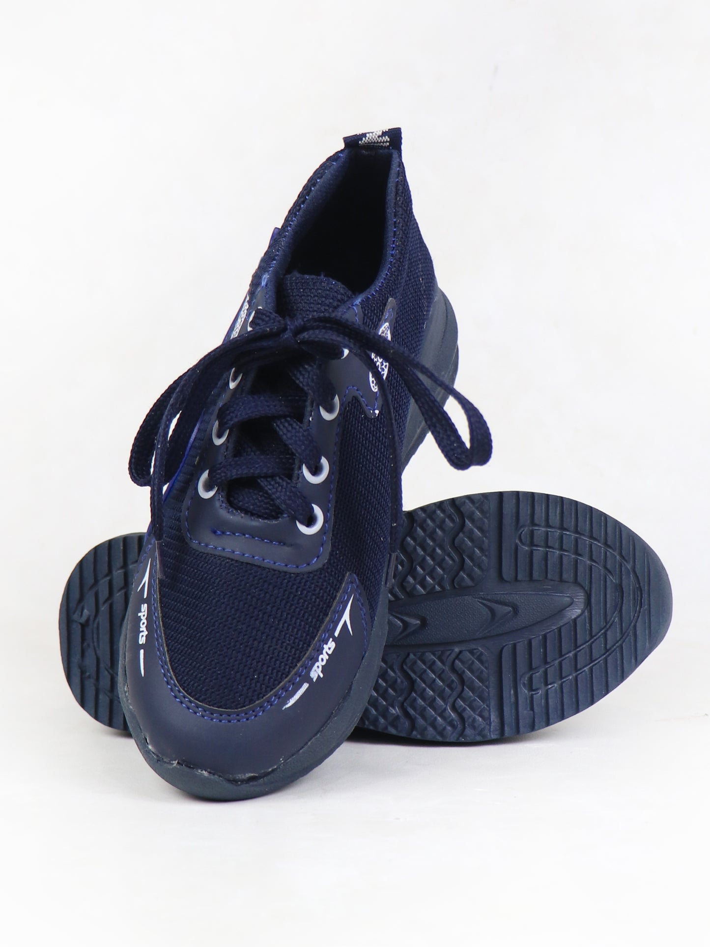 BS43 Boys Lace Shoes 13Yrs - 17Yrs Blue