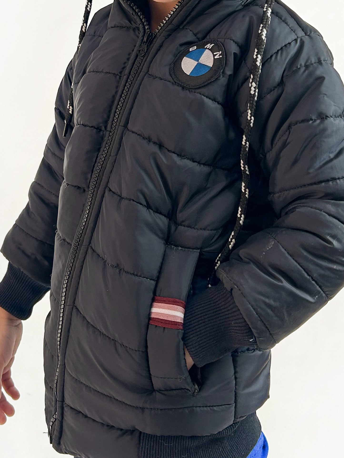 3Yrs - 9Yrs Navy Blue Puffer Jacket For Boys NKG KJ08