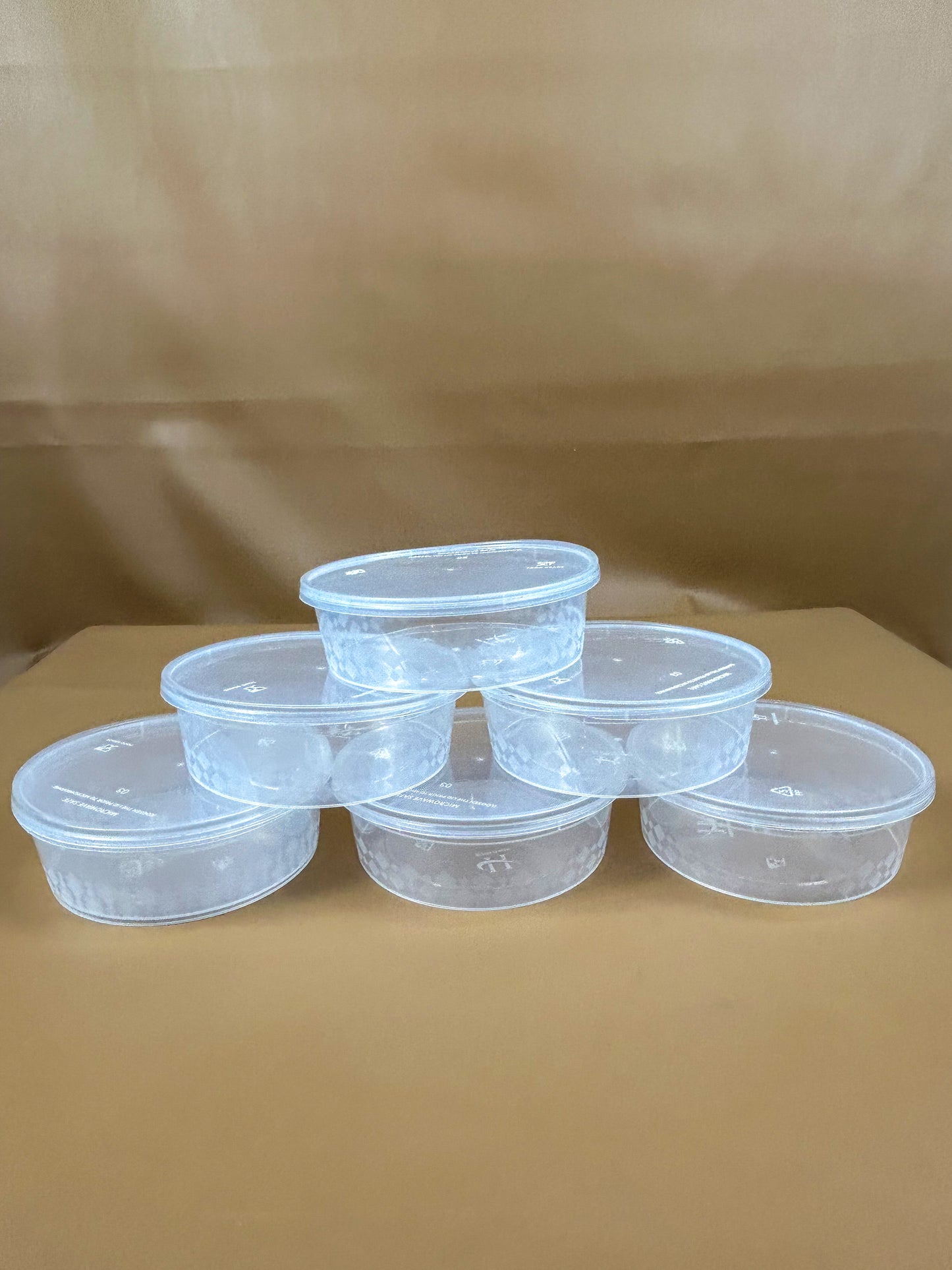 Transparent Pack Of 10 Small Food Container / Storage Box 650ML KIT-35