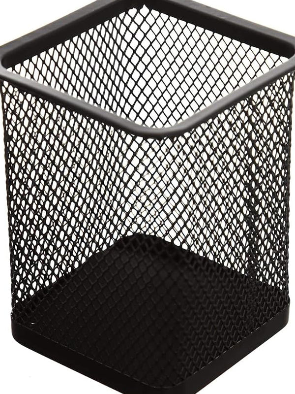 Metal Mesh Pen Holder Multicolor