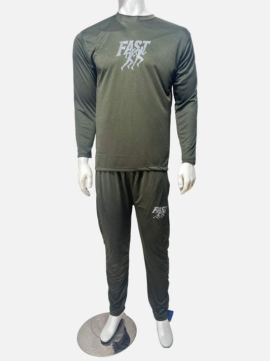 Dark Green Fast Dri-FIT Track Suit For Men HG MTRS43