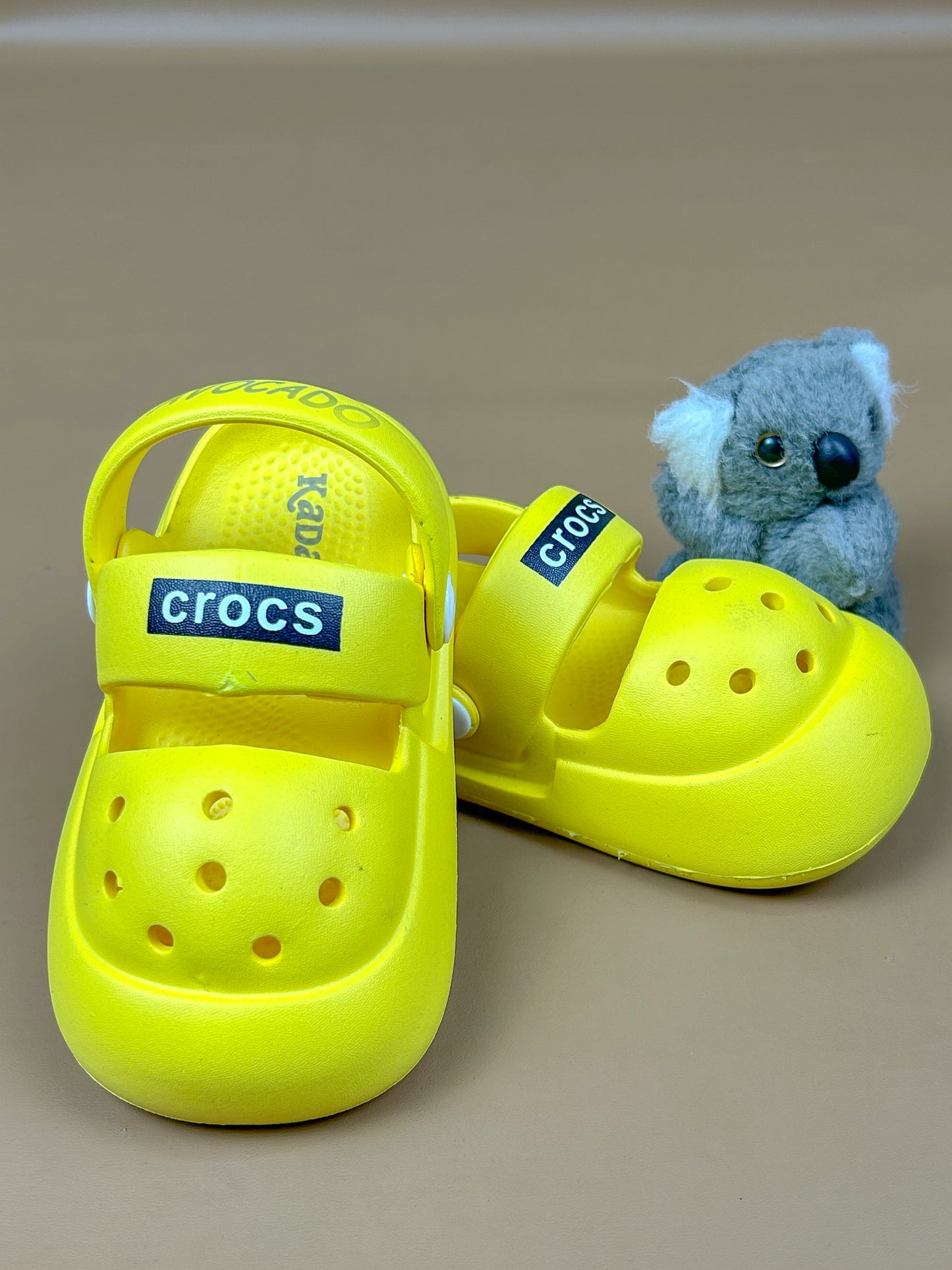 Yellow Casual Soft Crocs for Kids KS27