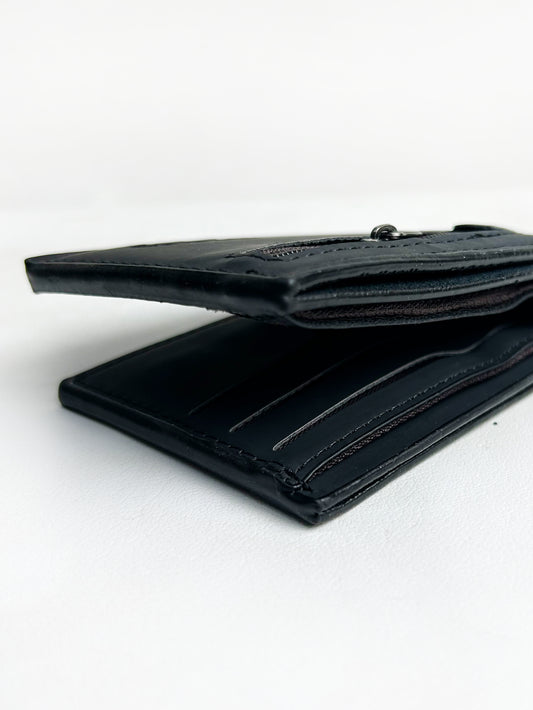 Black Syn-Leather Wallet For Men MW31