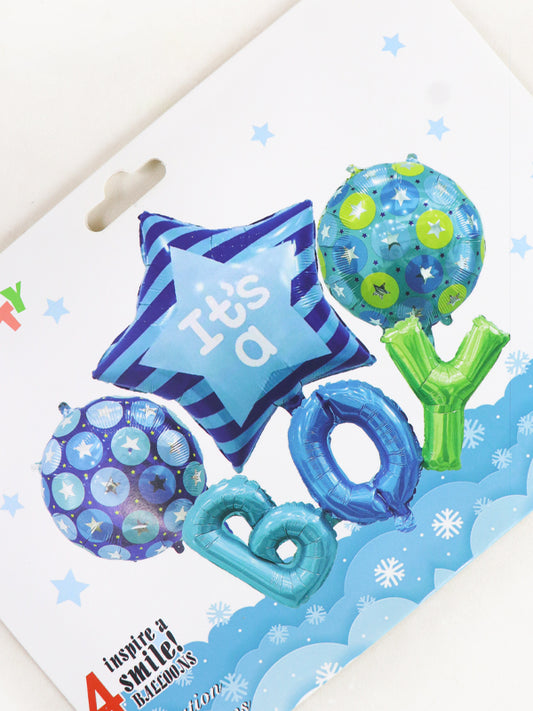 BP20 Baby Boy 4 Pcs Foil Balloons