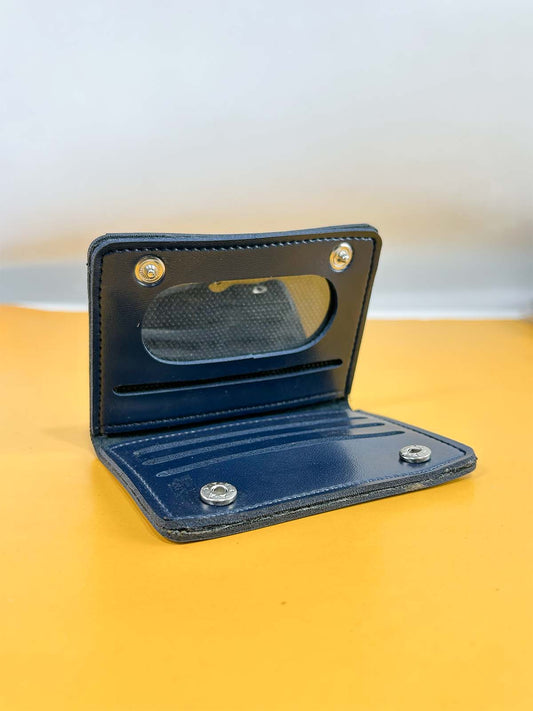 Blue Syn-Leather Wallet For Men MW40