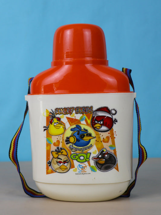 Kids Water Bottle Polo Cooler Angry Birds Red