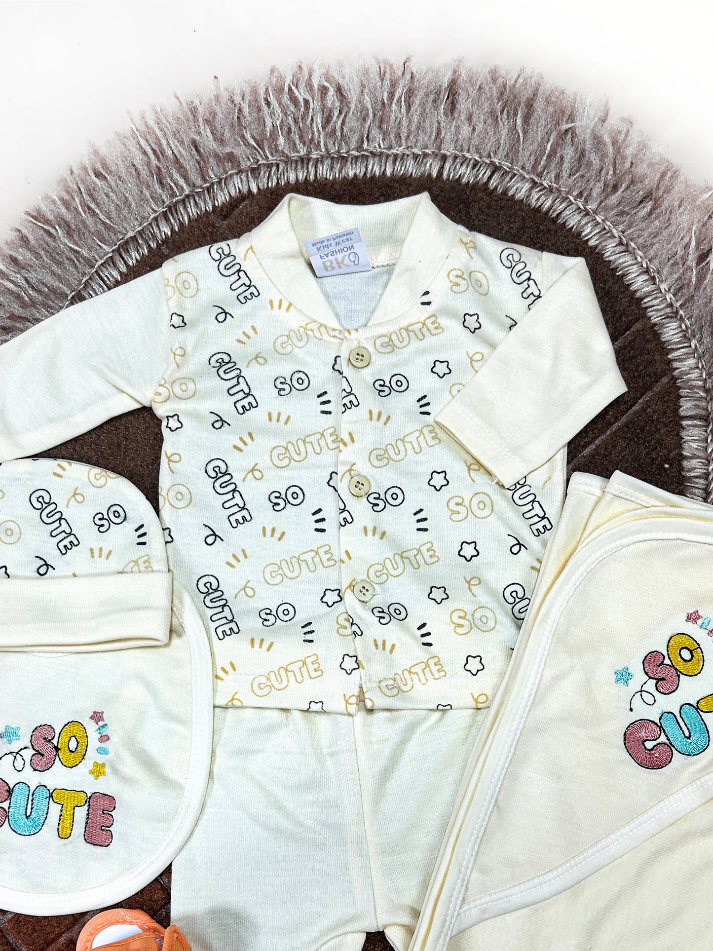 0Mth - 3Mth So Cute 5Pcs Gift Set For Newborn HG NBGS227