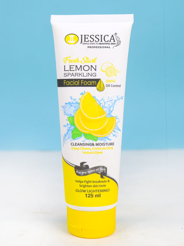 Jessica Lemon Sparkling Facial Foam/Face Wash - 125ML