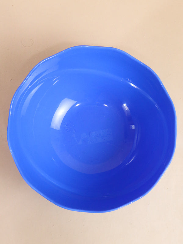 Blue Plastic Serving Bowl MB10