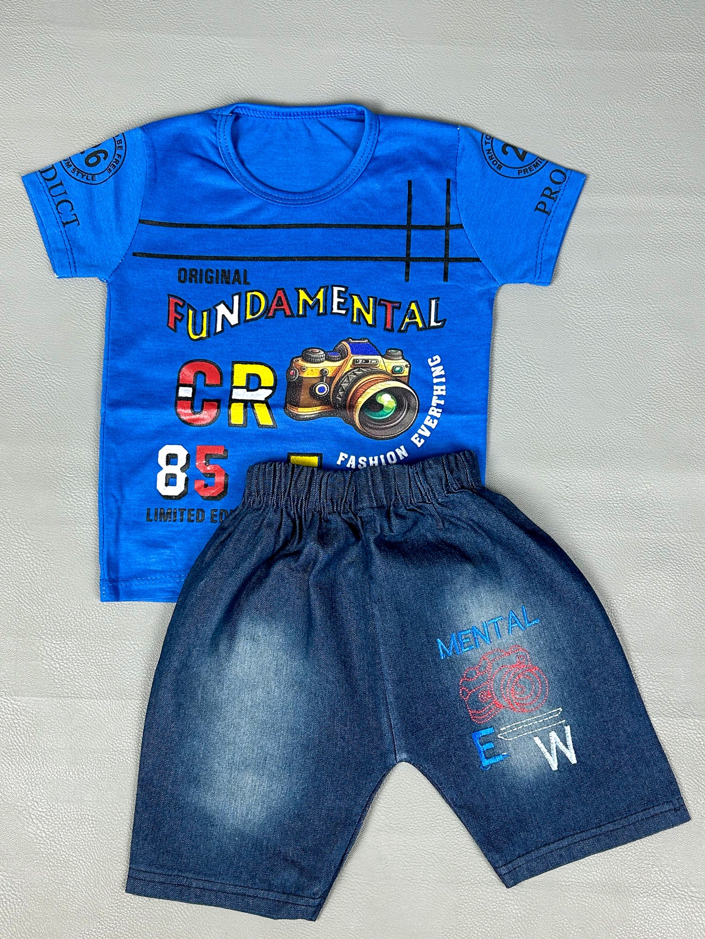 1Yr - 4Yrs CR Blue Suit For Kids RZ BS279