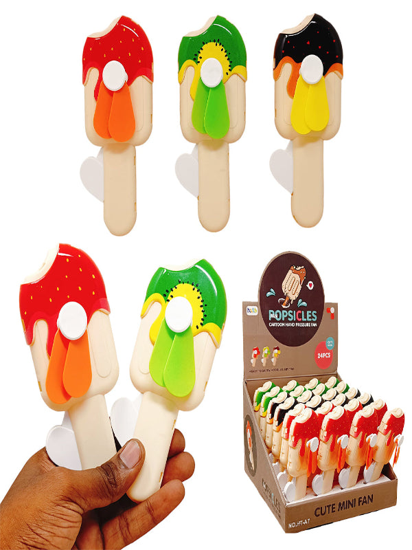 Ice Cream Hand Fan For Kids
