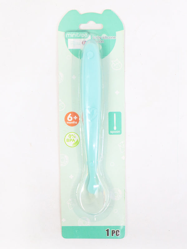 Baby Soft Silicone Spoon Sea Green