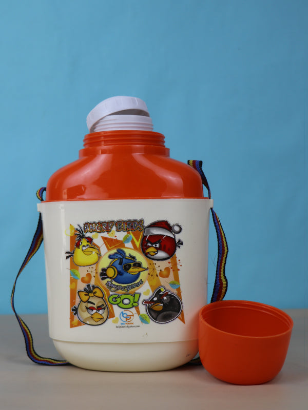 Kids Water Bottle Polo Cooler Angry Birds Red