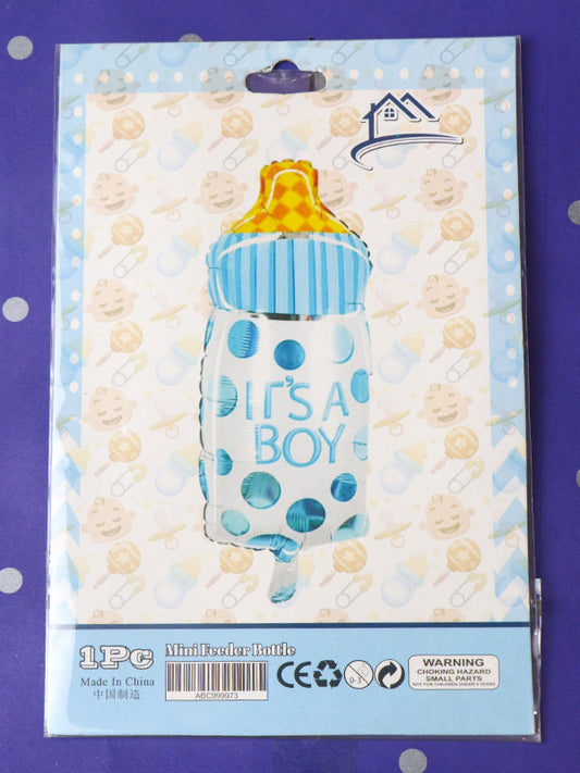 Blue It's A Boy Mini Foil Balloon BP30