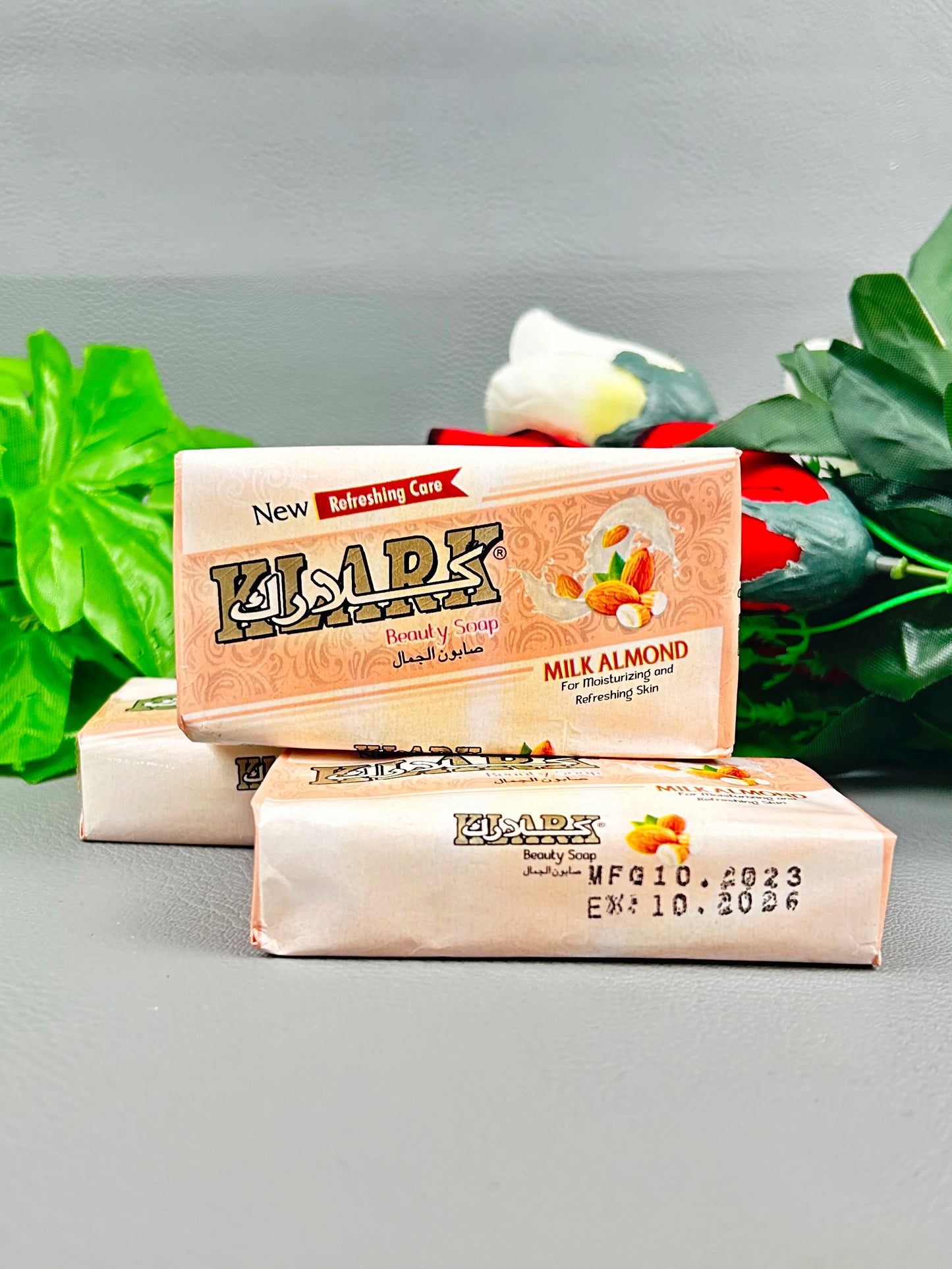 Pack of 3 KLARK Almond Milk Beauty Soap