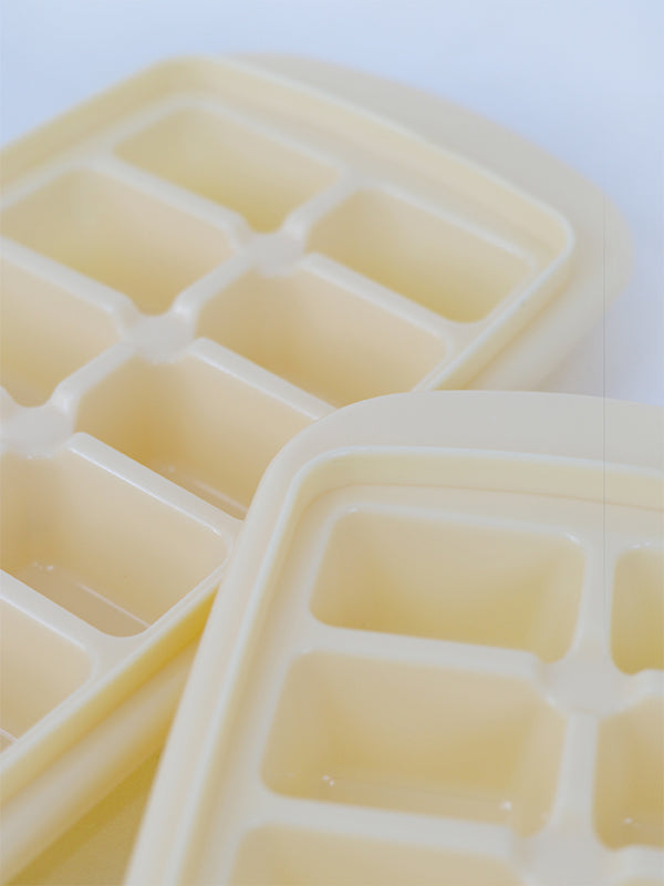 LBP 14 Ice Cube Tray Light Yellow Pack of 2