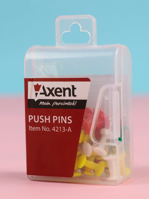 Hanging Box Push Pins Multicolor