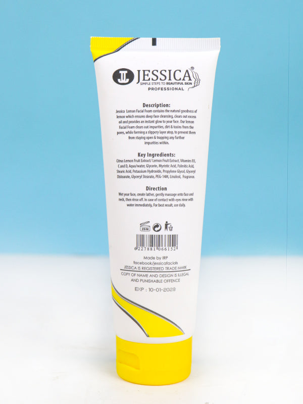 Jessica Lemon Sparkling Facial Foam/Face Wash - 125ML