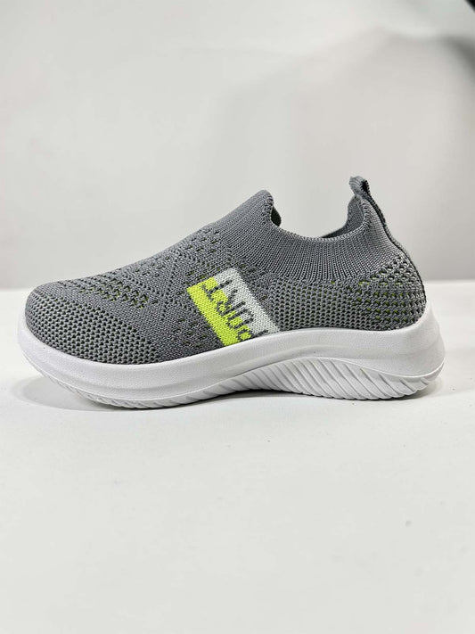 4Yrs - 12Yrs Grey Casual Sneakers For Kids BJ42