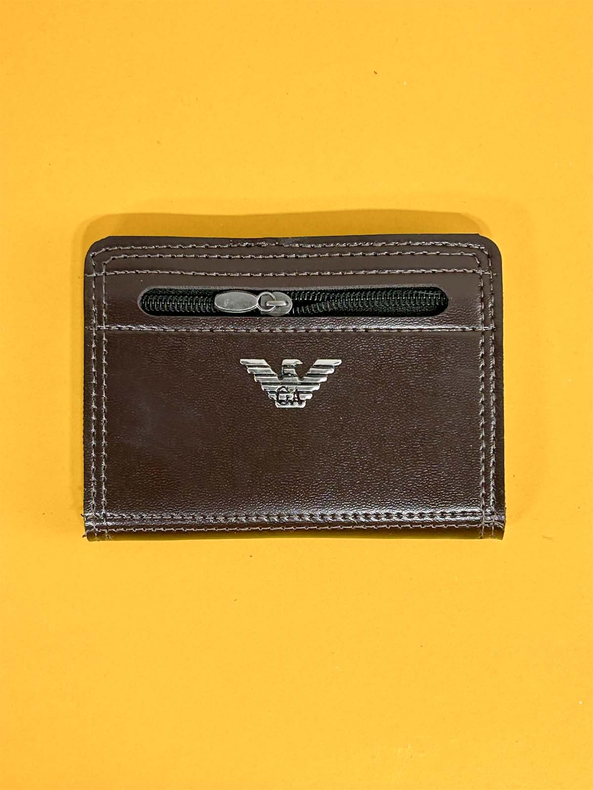 Dark Brown Syn-Leather Wallet For Men MW42