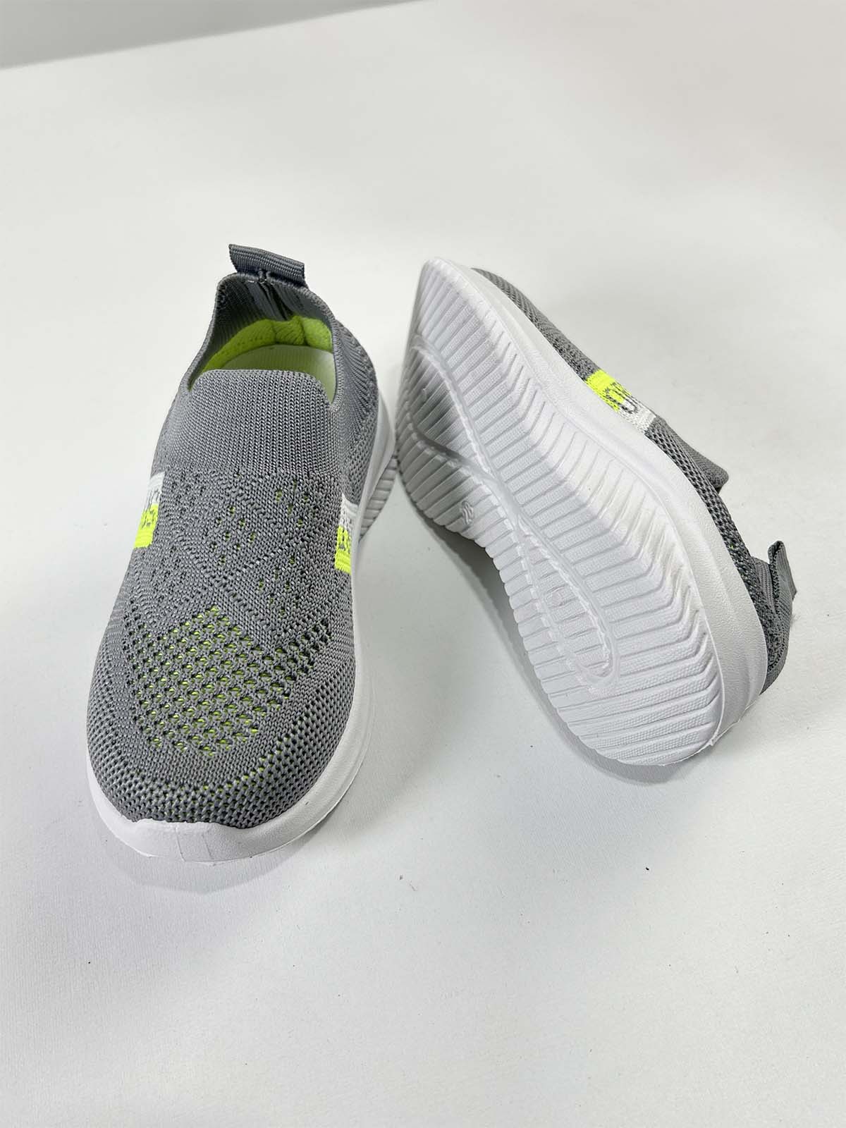 4Yrs - 12Yrs Grey Casual Sneakers For Kids BJ42