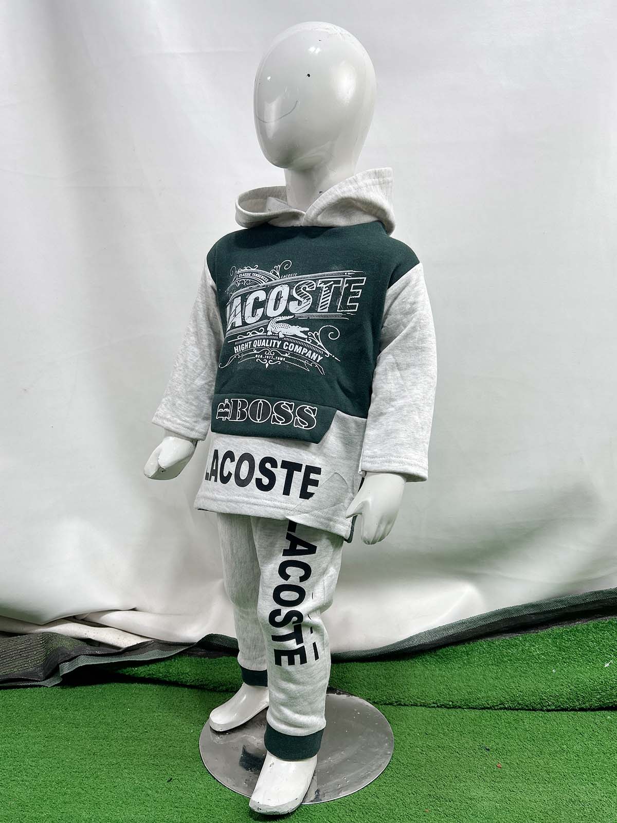 2Yr - 5Yrs Fleece LAC Green Suit For Kids SH BS562