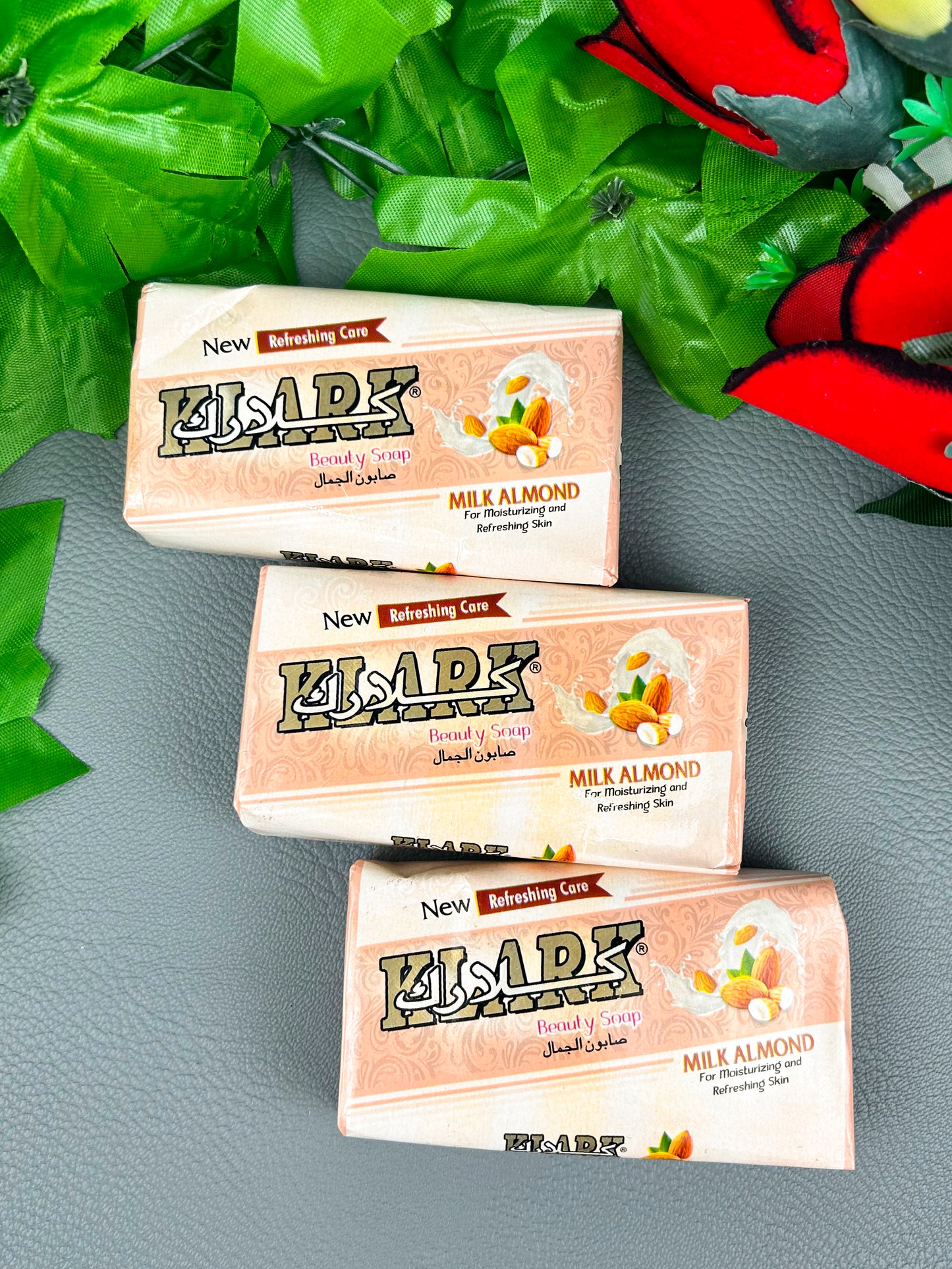 Pack of 3 KLARK Almond Milk Beauty Soap