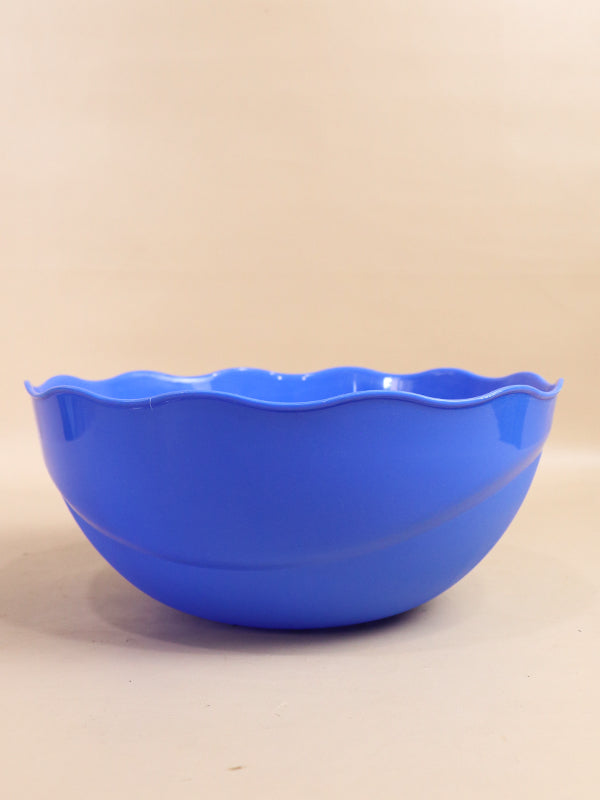 Blue Plastic Serving Bowl MB10