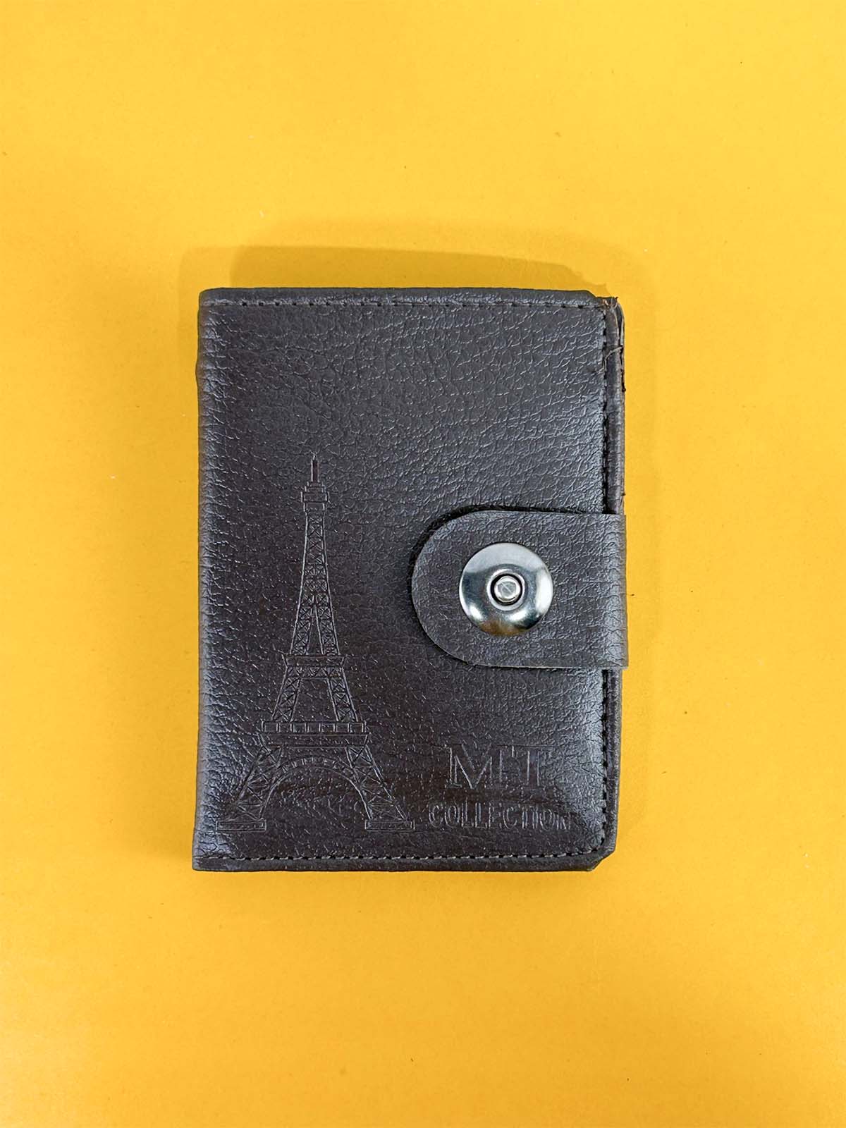 Dark Brown Syn-Leather Wallet For Men MW43