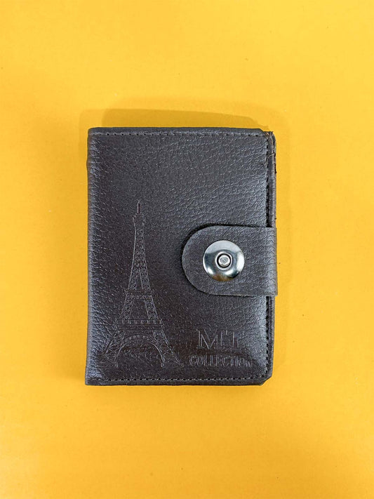 Dark Brown Syn-Leather Wallet For Men MW43