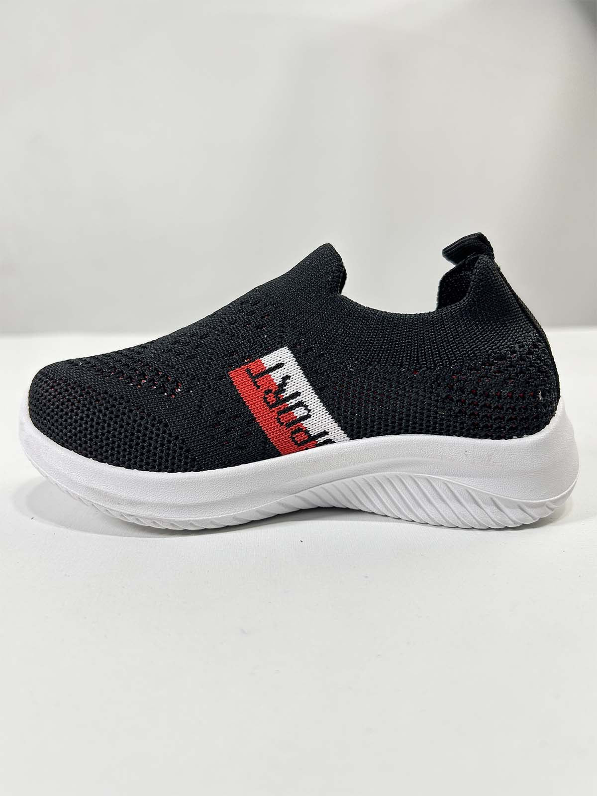 4Yrs - 12Yrs Black Casual Sneakers For Kids BJ43