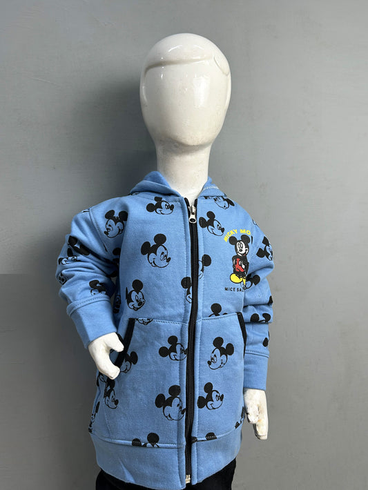 2.5Yrs - 6 Yrs Blue Girls Upper/Zipper TB GZU03