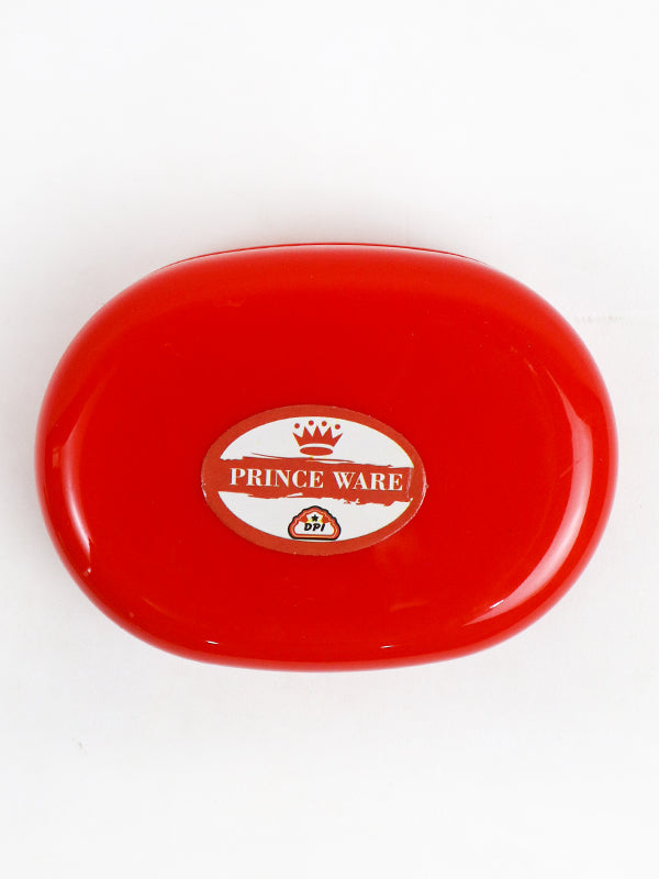 Plastic Soap Case / Soap Box with lid Red