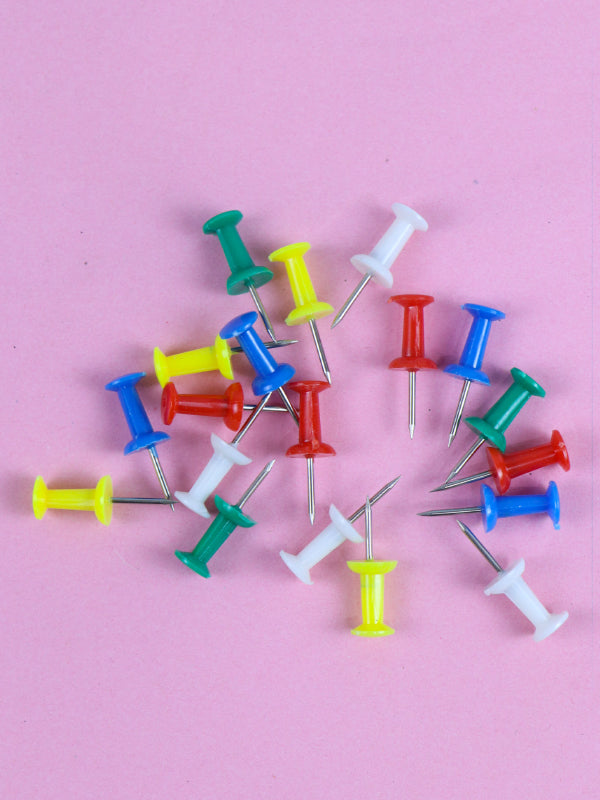 Hanging Box Push Pins Multicolor