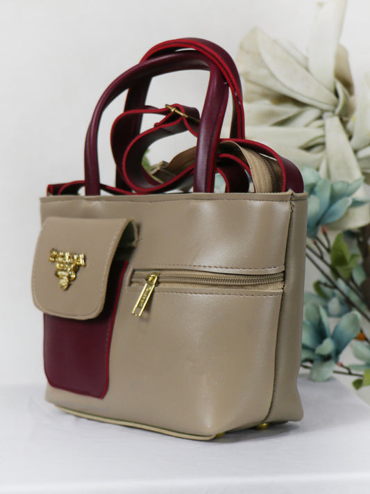 WHB26 Women's Handbag Brown Shade