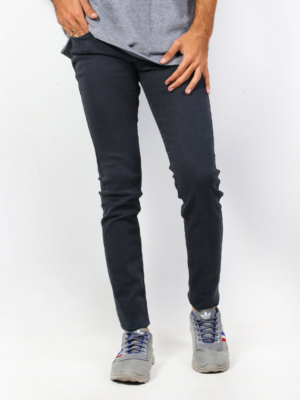 Men's Stretchable Regular Fit Denim Jeans Grey Shade