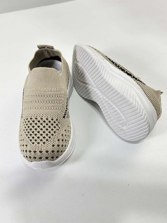 4Yrs - 12Yrs Brown Casual Sneakers For Kids BJ44