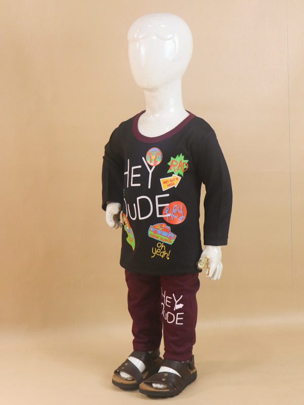 1Yr - 4Yrs Dude Black Suit For Kids RG BS69