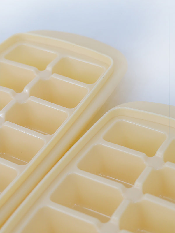 LBP 14 Ice Cube Tray Light Yellow Pack of 2
