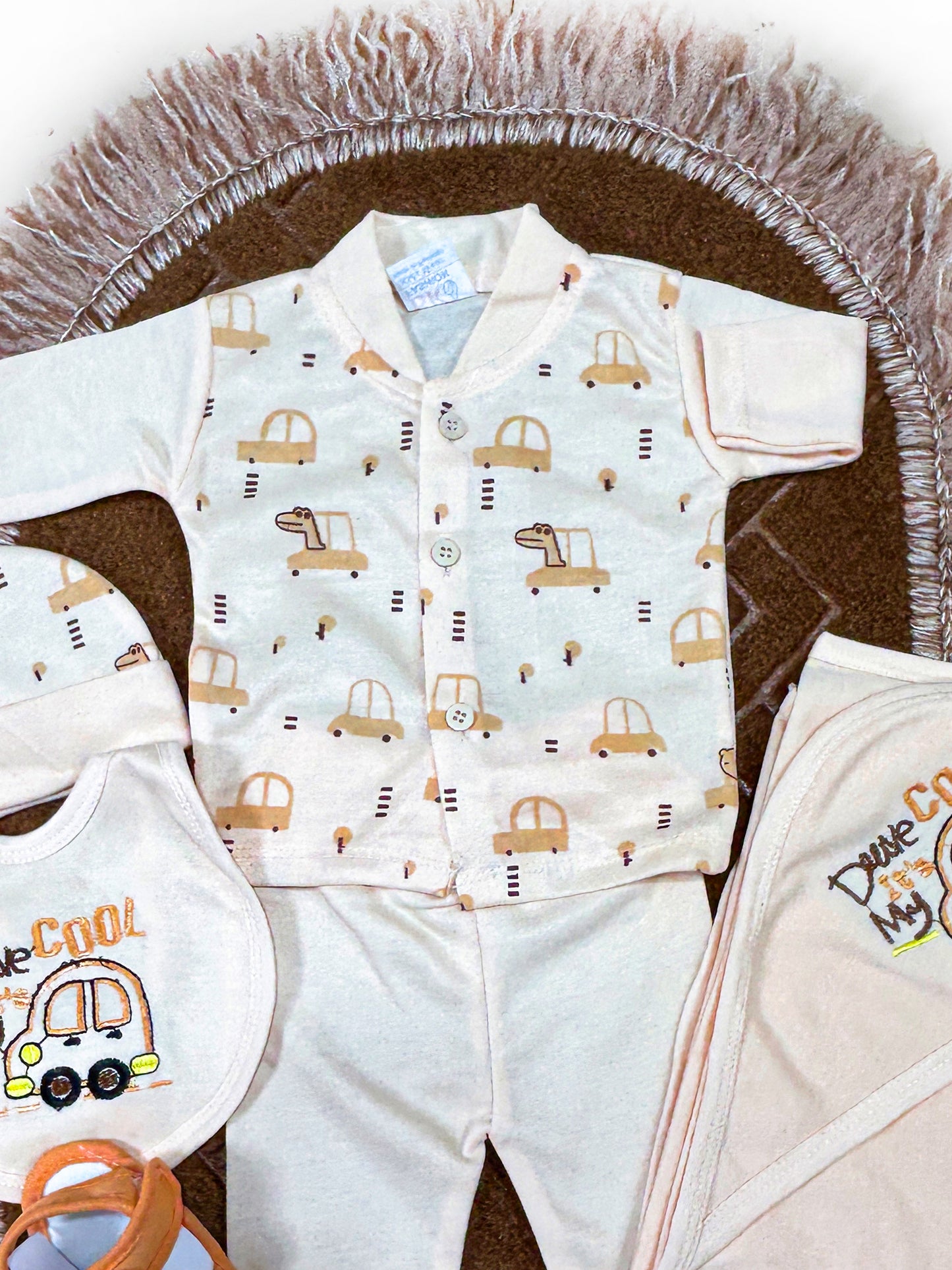 0Mth - 3Mth Cool Drive 5Pcs Gift Set For Newborn HG NBGS225